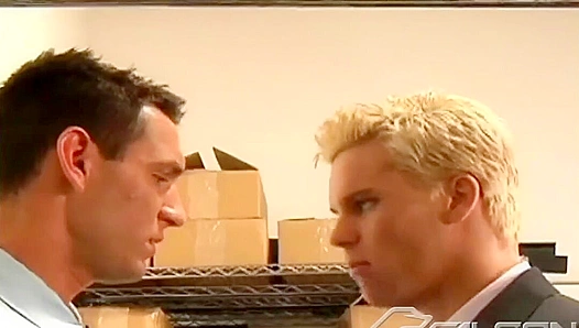 Horny Office Fuck ~ Roman Heart & Koen Bradshaw Heat Up Falcon Studios