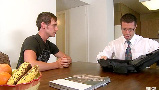 Horny Tristan Jaxx & Tyr Alexander ~ From Straight to Gay Bang!