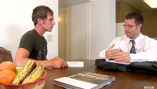 Horny Tristan Jaxx & Tyr Alexander ~ From Straight to Gay Bang!