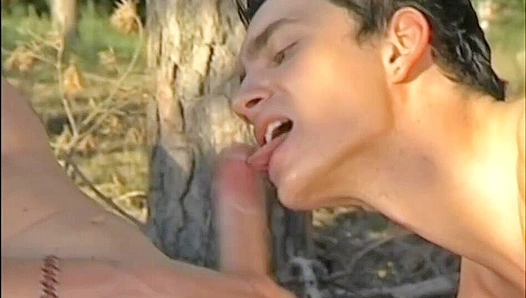 David Satty Gets Wild in the Woods with Paolo Totti and Ross Constanzo - Gay XXX