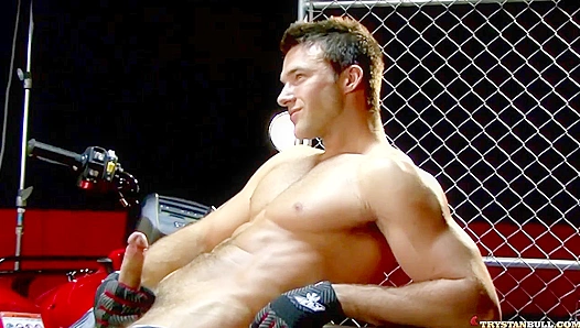 Trystan Bull Shows Off His Dick by Sexy Vehicles ~ On The Set