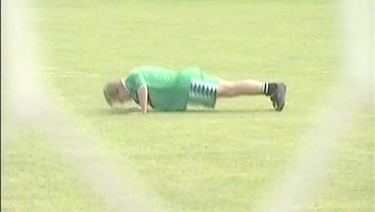 Soccer Hottie Steve Rives Sucks and Swallows Cum - Gay XXX