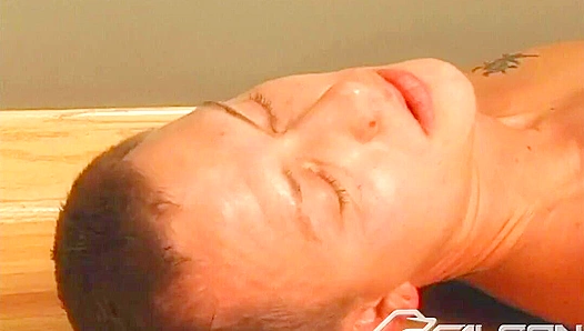 Troy D. Strokes to Blissful Orgasms – Falcon Studios