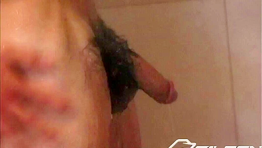 Darren Showers Off After Jerking His Big Dick - Falcon Studios