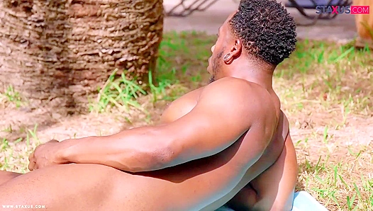 Cheer Brown & Jonny Montero ~ Intense Interracial Cock Battle - Gay XXX