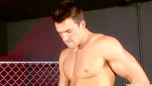 Trystan Bull Passionately Strokes His Hard Cock