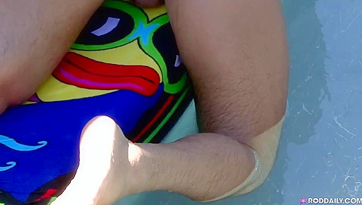 Rod Daily Shows Off His Dripping Wet Ass While Jacking Off Hardcore