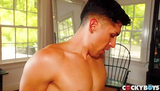 Tristan Hunter Rides Chris Andy Wild in a Steamy Cowgirl Session - Cocky Boys