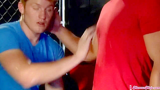 Muscular Marcus Mojo & Riley Price Heat Up The Set With Sizzling Sodomy