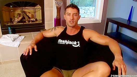 Cody Cummings Slams His Fleshlight in Steamy Solo Action
