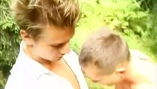 Wild Outdoor Fun ~ Horny David Mis and Honzek Get Intimate at Boyz Party