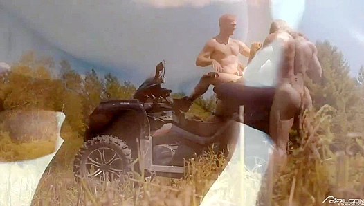 Wild Outdoor Thrills ~ Hot Dudes Going at It Outdoors - Falcon Studios