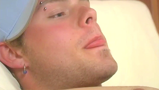 Twink sensation Davis Holden strokes himself joyfully