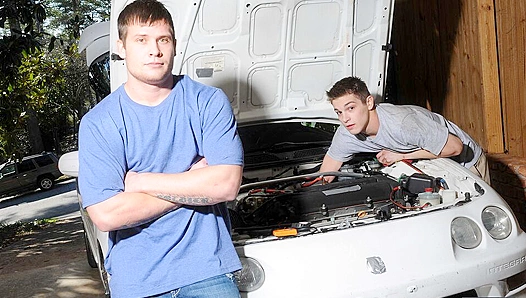 Hayden Drills Johnny's Tight Hole Until He Screams