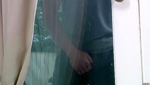 Horny Boston Miles and Liam Rosco ~ Sideways Booty Blasting - Str8 to Gay