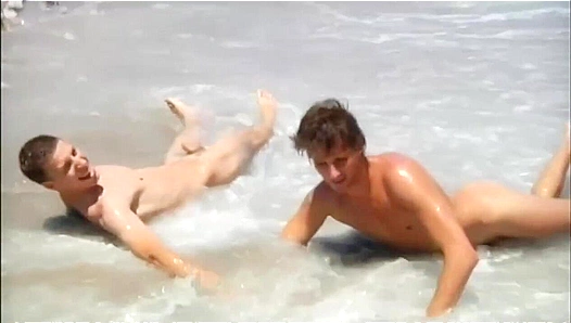 Beach Heat ~ Zac Powers & Marco Bill Join Forces in Steamy Outdoor Orgy - Gay XXX