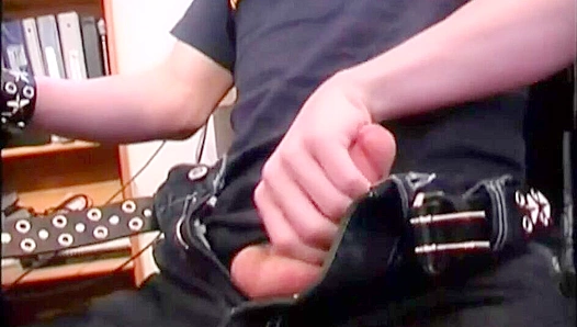 Nathan Brooks Rubs His Juicy 19-Year-Old Cock at Boyz Party