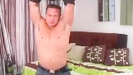 Professor X Strokes His Juicy Cock with Legs Spread Wide - Hot Daddies Over 30