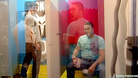 Horny Actors Samuel O'Toole & Jimmy Clay Heat Up the Set