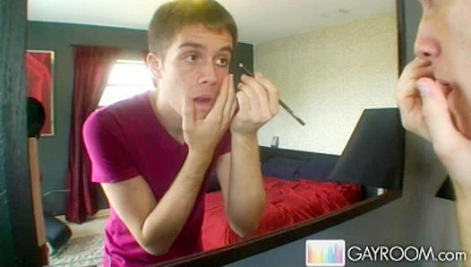 Sultry Tristan Sterling Teases with Smoky Eyes - XXX GAY