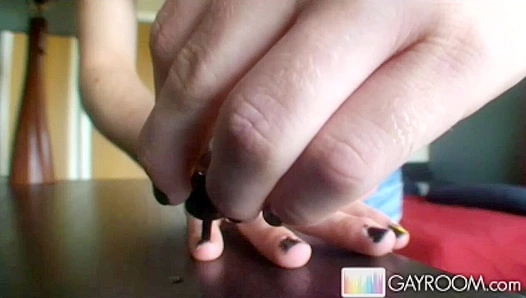 Sultry Tristan Sterling Teases with Smoky Eyes - XXX GAY