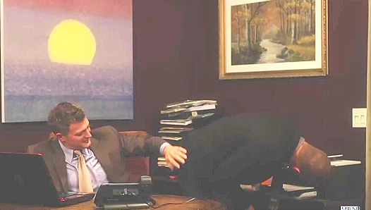 Moody Anal Session ~ Preston Steel & Brenden Cage Heat Up The Gay Office
