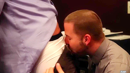 Moody Anal Session ~ Preston Steel & Brenden Cage Heat Up The Gay Office