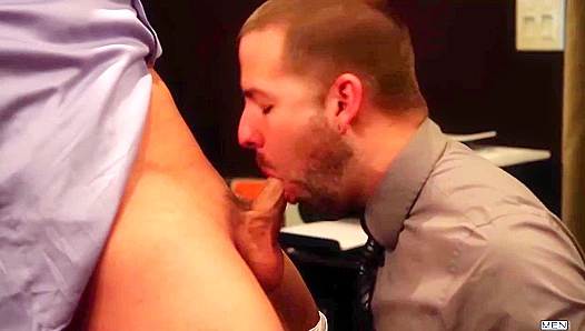 Moody Anal Session ~ Preston Steel & Brenden Cage Heat Up The Gay Office