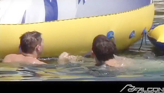 Ridge Michaels Takes It Easy with the Boys - Falcon Studio