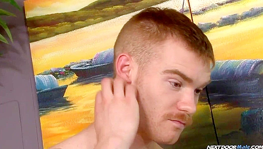 Nextdoor Stud James Jacks Off Wildly On All Fours