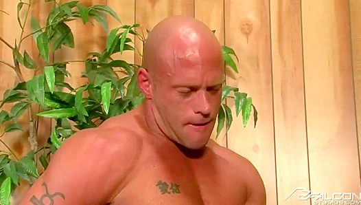 Wolf Hudson Pounds Coby Mitchell Hard on the Desk - Falcon Studios