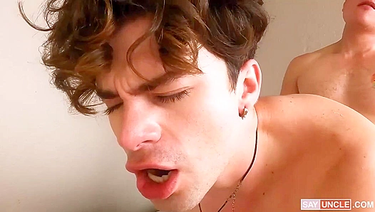 Thirsty Dudes Joe, Dave, and Vic Twink Share Passionate Latin Love