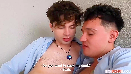 Thirsty Dudes Joe, Dave, and Vic Twink Share Passionate Latin Love
