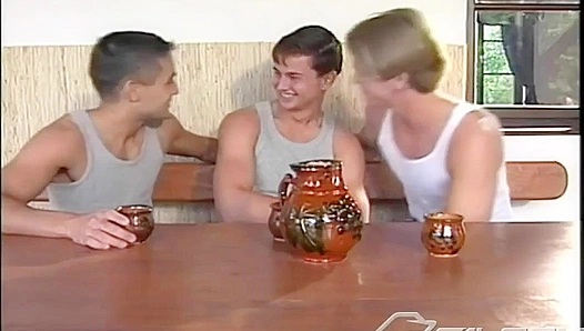 Vintage Anal Heat ~ Martin Sandor, Gaspar Urge, and Patrik Zsolt