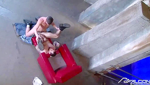 Hot Empty Room Screw ~ Dak Ramsey & Luke Cassidy Heat Up Falcon Studios