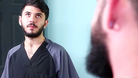 Dr. Adrian Rose Fucks Colton Scott on the Hospital Bed