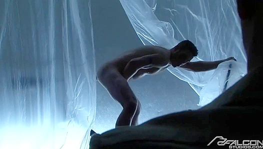 Bald Muscle Hunk Dean Tucker Pounds Brock Armstrong Hard