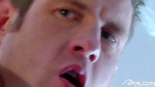 Bald Muscle Hunk Dean Tucker Pounds Brock Armstrong Hard