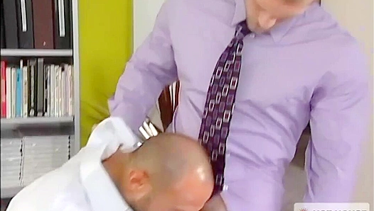 CJ Madison Fucks Paul Wagner Hard on the Desk