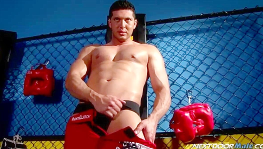 Will Evans Flexes His Steel Cock Solo - Nextdoor Male