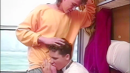 Hardcore Train Ride ~ Alexander Straus and Slavo Jarowsky Bang Wildly