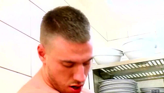 Sneaky Kitchen Sex ~ Straight to Gay with Andrew Stark & Jeffrey Branson