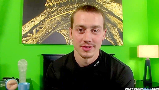 Mark Long Cums Hard With Fleshlight ~ Next-Door Gay Action