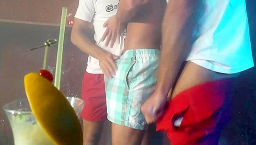 Rough Ride ~ Brent Davon &Asian Brutti's Messy Orgy - Gay XXX