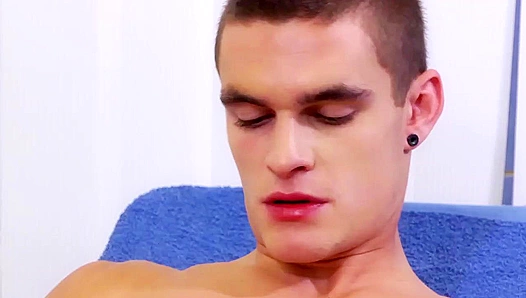 Shane Barret Blows a Massive Load All Over Himself - Gay XXX