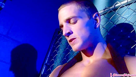 Marcus Mojo Strokes His Cock and Ego in the Dark