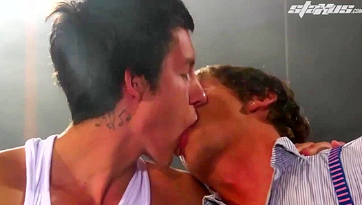 Francisco Ruck & Mike Cage ~ Facial Frenzy After Hardcore Fucking - Gay XXX