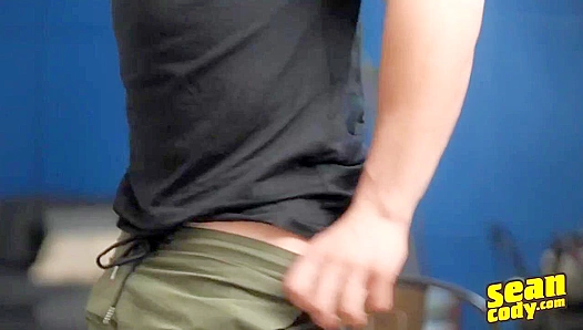 Tall Stud Kyle Denton Strokes His Massive Cock