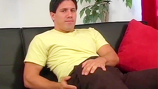 Ronald Casis ~ Handsome Brunette Jacking That Tasty Cock - Extra Big Dicks