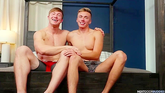 Thirsty Twinks Carter & Maksim Spill Seed ~ Next-Door Buddies Seduction